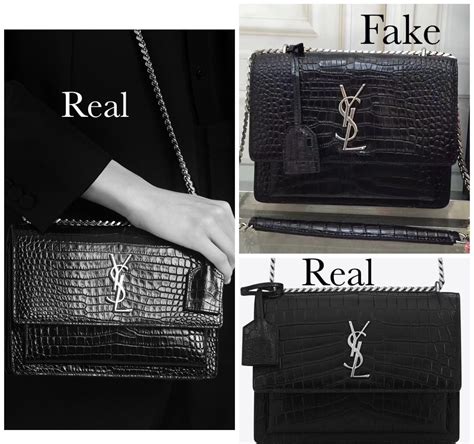 how to spot fake yves saint laurent bags|ysl bag real.